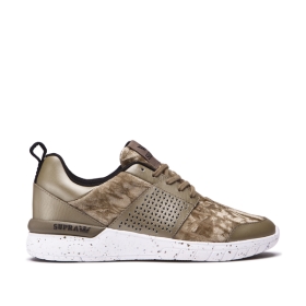 Womens Supra Low Top Shoes SCISSOR Gothic Olive/White | AU-57074